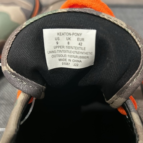 NWT Polo Ralph Lauren Mens Keaton Pony Sneakers Camo  Size US 9, UK 8, EUR 42 - Picture 10 of 14